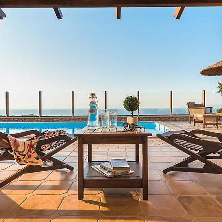 Butterfly With Stunning Sea And Valley Views Villa Theológos