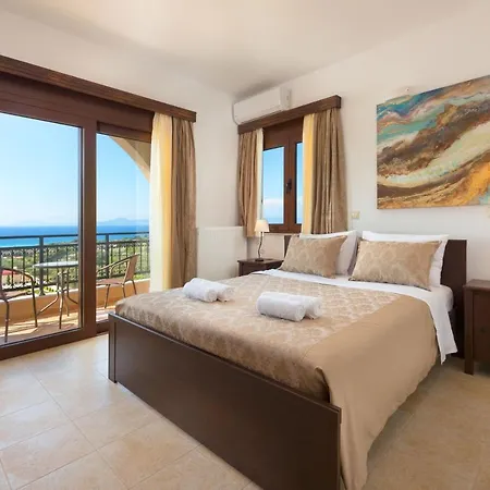 Butterfly With Stunning Sea And Valley Views Villa Theológos