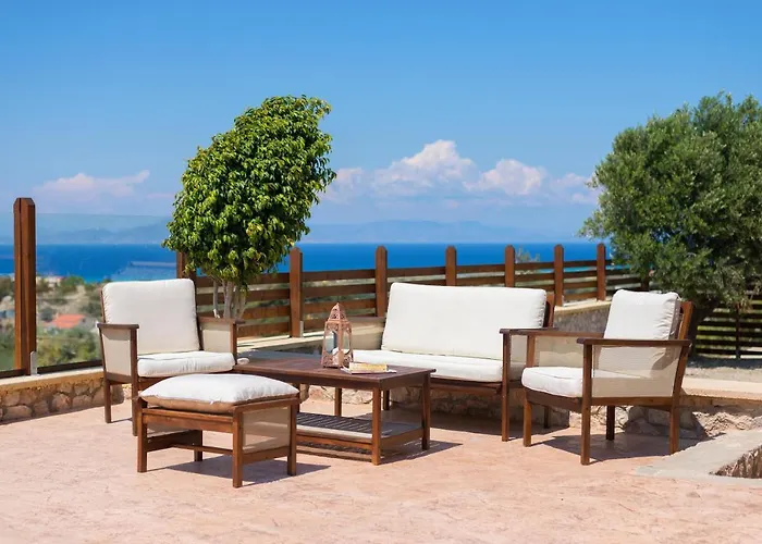 فيلة Butterfly With Stunning Sea And Valley Views Theológos
