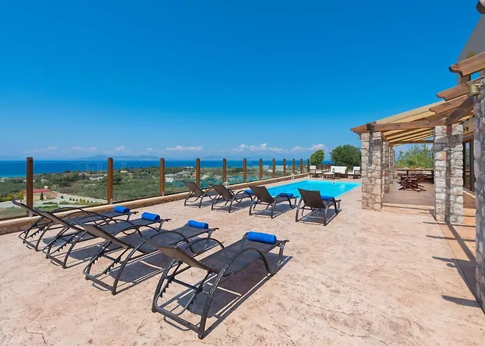 Villa Butterfly With Stunning Sea And Valley Views Theológos