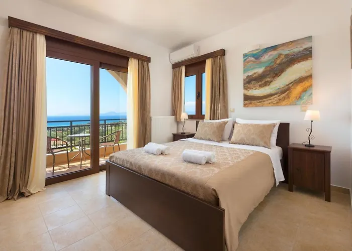 Butterfly With Stunning Sea And Valley Views Villa Theológos