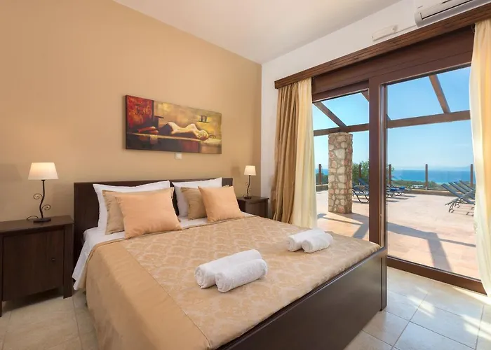 Butterfly With Stunning Sea And Valley Views Villa Theológos