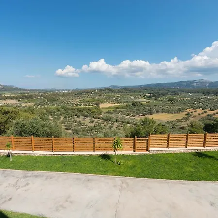 빌라 Butterfly With Stunning Sea And Valley Views Theológos