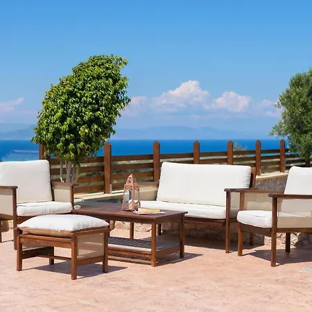 וילה Butterfly With Stunning Sea And Valley Views Theológos