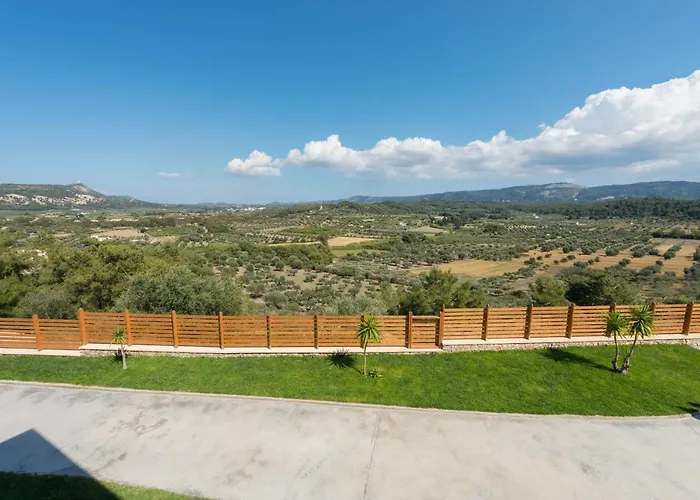 빌라 Butterfly With Stunning Sea And Valley Views Theológos